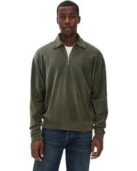 Asher - Claude Quarter Zip Sweatshirt - Lyst