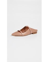 Malone Souliers Maureen Flat Mules - Brown