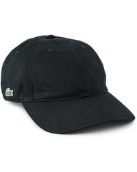 Lacoste - Cotton Twill Side Logo Cap - Lyst