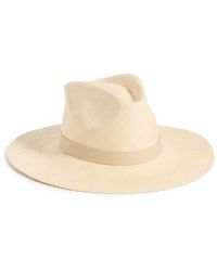 Brixton - Harper Panama Traw Hat Catalina And - Lyst