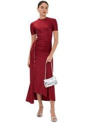 Rabanne - Long Draped Dress - Lyst