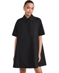 English Factory - A-Line Short Sleeve Shirt Dress - Lyst