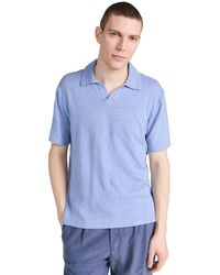 Officine Generale - Officine Generae Ion Piece Dyed French Inen Poo Oody Bue - Lyst