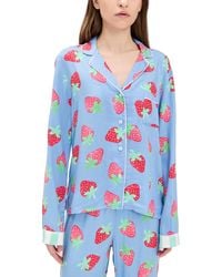 Pj Salvage - Strawberry Long Sleeve Pajama Top - Lyst