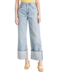 Goldsign - The Astley Jeans High Rise Wide Straight - Lyst