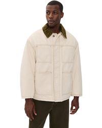 Ami Paris - Off- Cotton Twill Veste Worker - Lyst