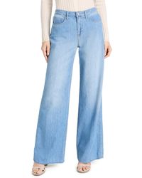 L'Agence - Alicent Wide Leg Jeans - Lyst