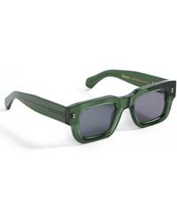 Illesteva - Lewis Pine Sunglasses With Grey Flat Lenses - Lyst