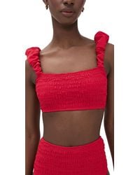 Sea - Selma Solid Bikini Top - Lyst