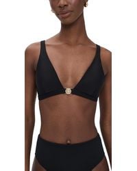 L'Agence - Solid Lexie Bikini Top - Lyst