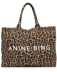 Anine Bing - Leo Canvas Tote - Lyst