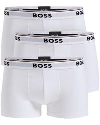 BOSS - Stretch Cotton 3 Pack Trunks - Lyst
