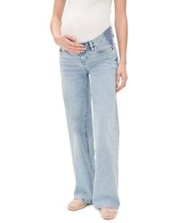 HATCH - The Relaxed Wide Leg Maternity Jeans - Lyst