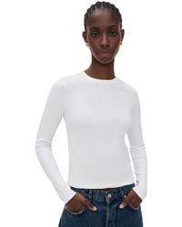 DL1961 - Long Sleeve Baby Tee - Lyst