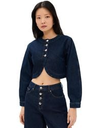 ALIGNE - Angelina Denim Top - Lyst