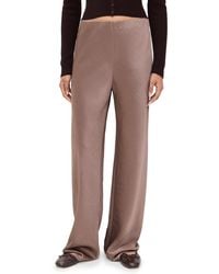 Vince - High Waist Fluid Satin Bias Pants - Lyst