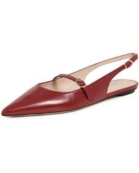 Stuart Weitzman - Emilia Mary Jane Slingback Flats - Lyst