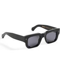Illesteva - Lewis Black Sunglasses With Grey Flat Lenses - Lyst