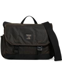 Barbour - Field Wax Messenger Bag - Lyst