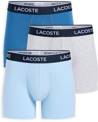 Lacoste - Cotton Stretch Jersey Boxer Briefs 3 Pack - Lyst