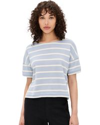 La Ligne - Short Sleeve Breton Tee - Lyst