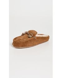Madewell Suede Moccasin Scuff Slippers - Brown