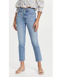 Madewell The Perfect Vintage Jean In Banner Wash - Blue