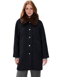 DUNST - Boucle Wool Half Coat - Lyst
