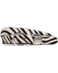 Anderson's - Slim Semi Formal Pony Skin Leather Belt - Lyst