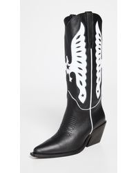Anine Bing Mid Calf Tania Boots - Black