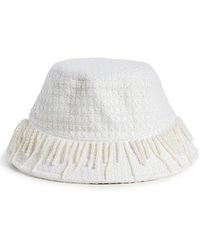 Lele Sadoughi - Drippy Pearl Bucket Hat - Lyst