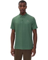Lacoste - Printed Performance Polo - Lyst