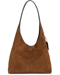 COACH - Suede Brooklyn Shoulder Bag 28 - Lyst