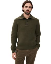 Vince - Honeycomb Mock Neck Sweater - Lyst
