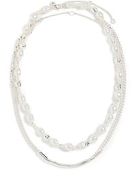 Madewell - Two-pack Freshwater Pearl Chain Necklace Set - Lyst
