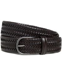 Anderson's - Leather Woven Belt - Lyst