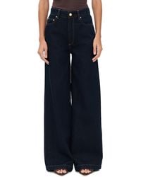 DL1961 - Hepburn Wide Leg High Rise Jeans - Lyst