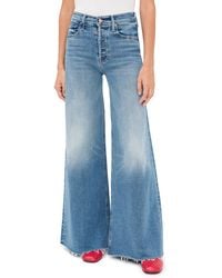 Mother - The Tomcat Swisher Sneak Fray Jeans - Lyst