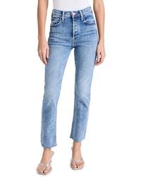 Mother - The Tomcat Ankle Fray Jeans - Lyst