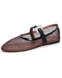 Paris Texas - Sveva Buckle Ballet Flats - Lyst