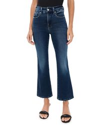 GOOD AMERICAN - Soft Tech Good Legs Cropped Mini Boot Jeans - Lyst
