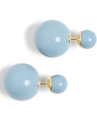 Shashi - Double Ball Earrings French - Lyst