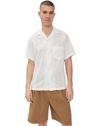 Portuguese Flannel - Santos Camp Collar Shirt - Lyst
