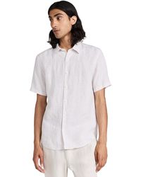 Theory - Irving Striped Linen Shirt - Lyst