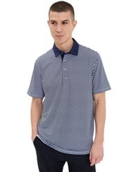 Greyson - Houndstooth Printed Polo - Lyst