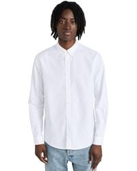 A.P.C. - A. P.C. Oxford Button Down Shirt - Lyst