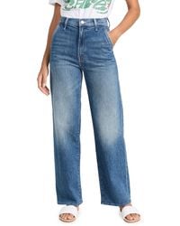 Mother - High Waisted Spinner Skimp Jeans - Lyst