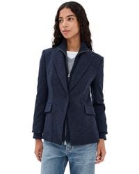 Jonathan Simkhai - Auden Knit Combo Blazer - Lyst