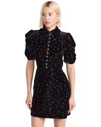 Sea - Lia Velvet Print Mini Dress - Lyst