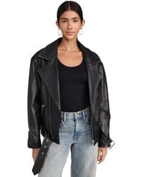 IRO - Dylan Leather Biker Jacket - Lyst